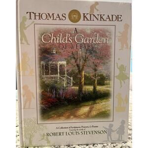 Thomas Kinkade A CHILD’S GARDEN OF VERSES Scriptures Prayers & Poems BOOK Kids